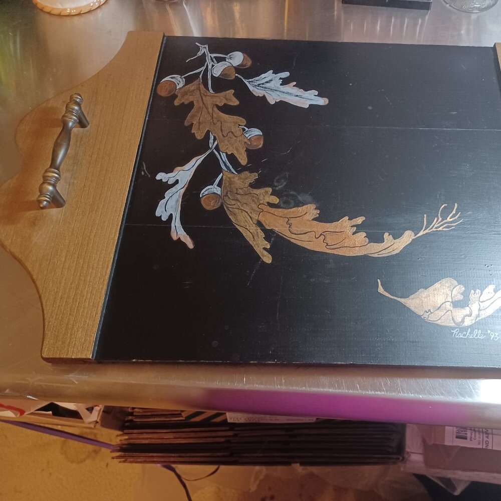 Hand-Made and Hand-Painted Tray